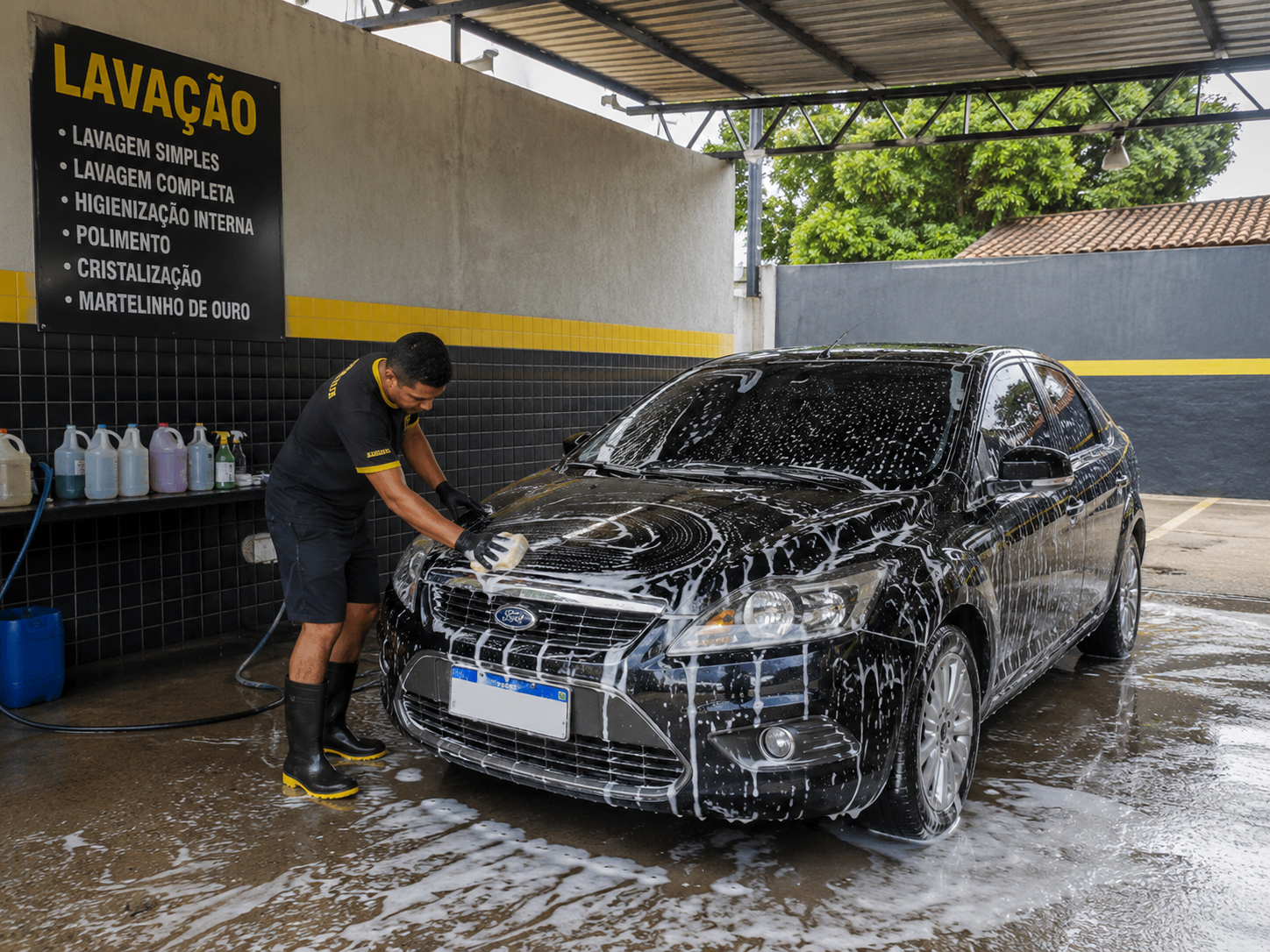 Lavação carro